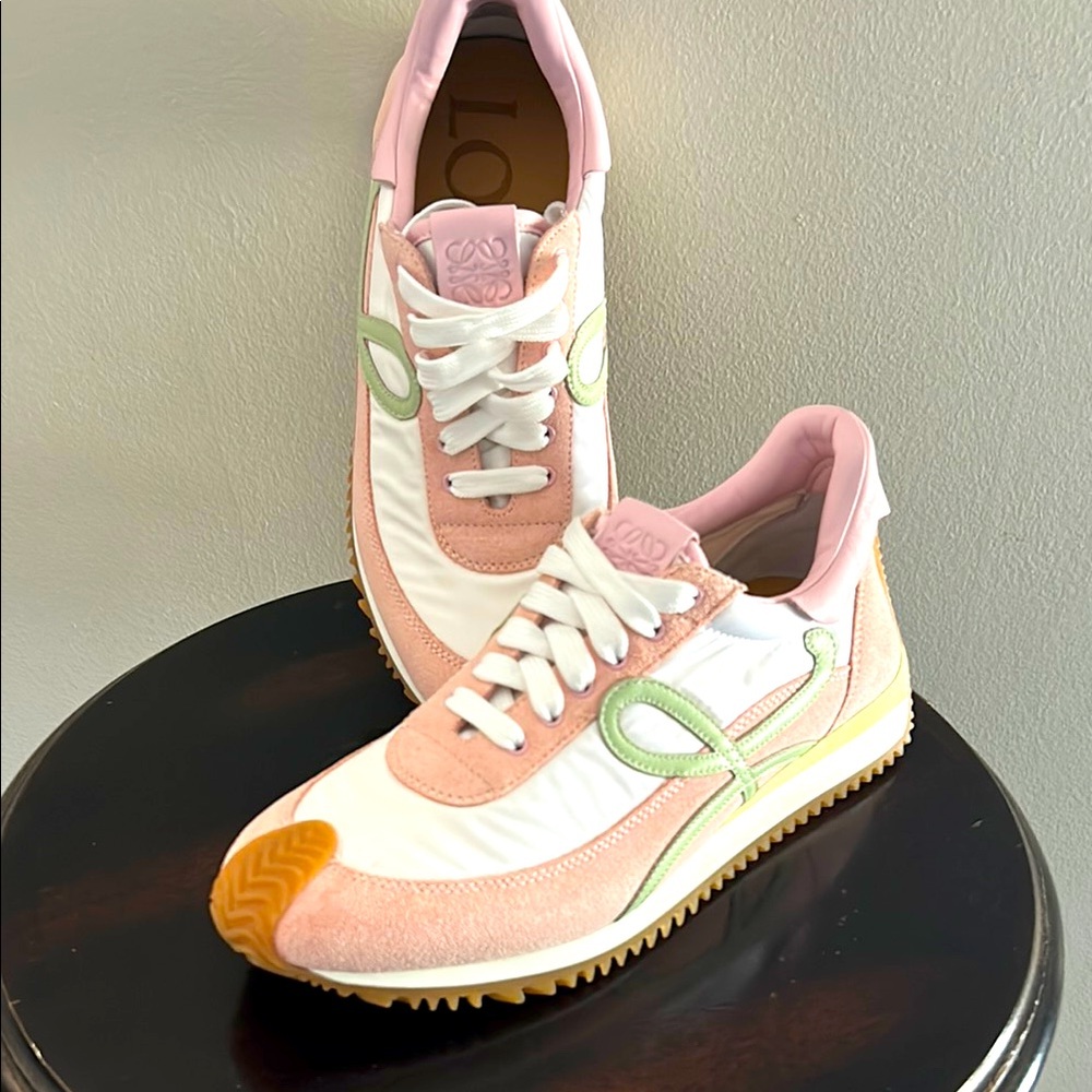LOEWE suede athletic sneakers
